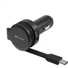 Ładowarka Platinet Jednoczęściowa 1x USB-A 2.4 A  (PLCRRTC)