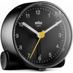 Braun BC 01 B kwarcowy budzik czarny (67003)