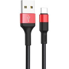 Kabel USB Hoco USB-A - USB-C Czerwony (6957531080251)