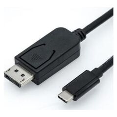 Kabel USB Roline USB-C - DisplayPort 1 m Czarny (JAB-3752631)