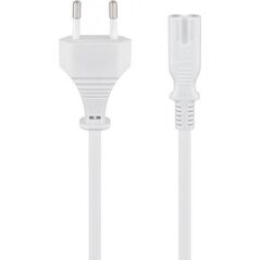 Kabel zasilający Goobay Goobay Power Cable CEE7/16 to C7. White. 5.0m