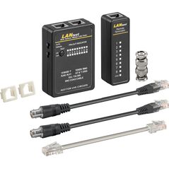 Goobay Tester CAT 5/6 do wtyków RJ11 / RJ12 / RJ45 (93010)
