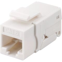 Goobay Goobay 95742 Keystone module RJ45 CAT 6, UTP, 250 MHz, white