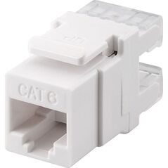 Goobay Goobay 95740 Keystone module RJ45 CAT 6, UTP, 250 MHz, white