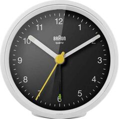 Braun BC 12 WB budzik kwarcowy, biały (67050)