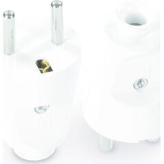 Volteo WTYCZKA PROSTA ROZBIERALNA 2P+Z, 16A, 250V BIAŁA
