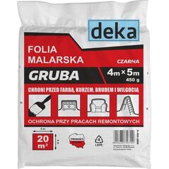 Folia malarska EPM Folia malarska gruba 4*5 m czarny