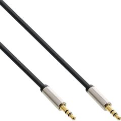 Kabel InLine Jack 3.5mm - Jack 3.5mm 1m srebrny (S-99211)
