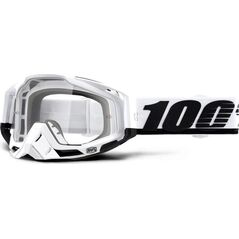 100% Gogle 100% RACECRAFT STUU (Szyba Przezroczysta Anti-Fog + 10 Zrywek) (NEW)
