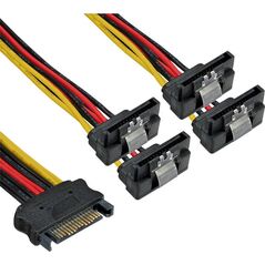 InLine SATA - SATA, 0.3m, Wielokolorowy (29683X)