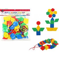 Askato Klocki guziki 106el w worku 112565