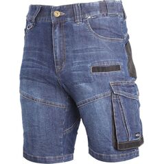 Lahti Pro spodenki krótkie jeansowe niebieskie stretch ze wzmocnieniem "2XL" (L4070705)