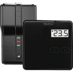 Tech Sterownik ST-294V2 pokojowy bezprzewodowy dwustanowy czarny