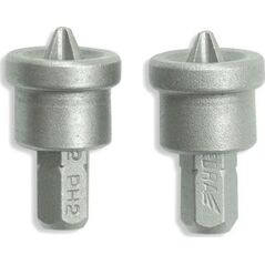 Dedra koncówki krzyżowe z ogranicznikiem PH2x25mm, 2 sztuki blister (18A08PHG20-02)