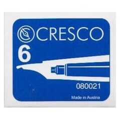 Cresco Naboje do piór niebieskie 6 sztuk