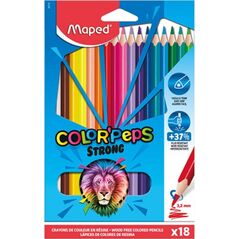 Maped Kredki Colorpeps Strong trójkątne 18 kol MAPED