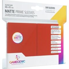 Rebel Gamegenic: Matte Prime CCG Sleeves 66x91mm Red