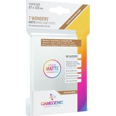 Rebel Gamegenic: Matte 7 Wonders Sleeves 67x103mm