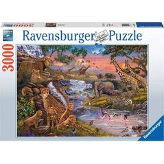 Ravensburger Puzzle 3000 elementów Królestwo zwierząt