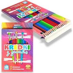 Polsirhurt Kredki z gumką 18kol PENWORD 2555-18-G