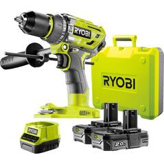 Wiertarko-wkrętarka Ryobi R18PD7-220B 18 V 2 x akumulator 2 Ah