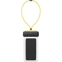 Baseus BASEUS LETS SLIP UNIVERSAL WATERPROOF CASE GREY/YELLOW