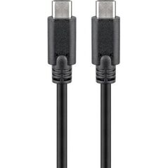 Kabel USB Goobay USB-C - USB-C 1 m Czarny (531398)