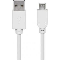 Kabel USB Goobay USB-A - 1 m Biały (533542)