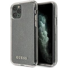 Guess Guess GUHCN58PCGLSI iPhone 11 Pro srebrny/silver hard case Glitter