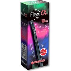 Penmate Długopis Flexi Alpha czarny (12szt) PENMATE