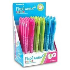 Penmate Długopis ścieralny Flexi Abra Colour(24szt)PENMATE