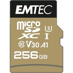 Karta Emtec Speedin Pro MicroSDXC 256 GB Class 10 UHS-I/U3 A1 V30 (ECMSDM256GXC10SP)