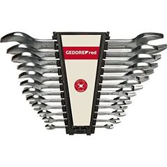 Gedore Gedore Red double open ended spanner set, long, 12 parts, wrenches (chrome, SW 6 - 32mm)