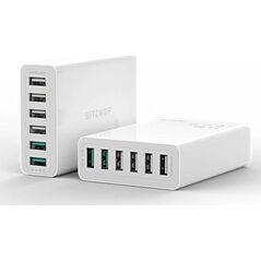 Ładowarka Blitzwolf BW-S15 6x USB-A  (BLZ255WHT)
