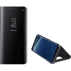 Etui Clear View Samsung A21 A215 czarny/black