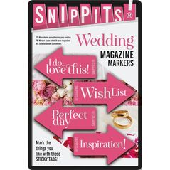 IF Snippits! Wedding znaczniki ślub samoprzylepne