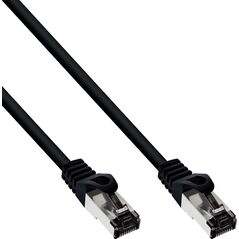 InLine INLINE Patchkabel Cat.8.1 S/FTP PiMf 2000MHz halogenfrei Kupfer schwarz 1,5m