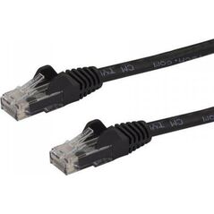 StarTech STARTECH.COM 7,5m CAT6 Kabel - schwarzes CAT6-Patchkabel - Snagless-RJ45 - 24 AWG Kupferdraht - LAN - Ethernet N6PATC750CMBK