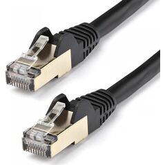 StarTech STARTECH.COM 10m CAT6a-Ethernet-Kabel - Schwarz - RJ45-Ethernet-Kabel - Snagless - STP-Kabel - Kupfer - 10-Gbit Netzwerkkabel
