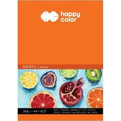 Happy Color Blok do malowania A4 10k biały