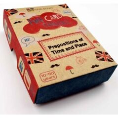 Creativo Fun Card English Prepositions of Time and Place