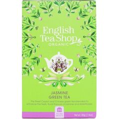 English Tea Sho Herbata zielona jaśminowa (20x2) BIO 40 g