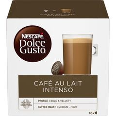 Nescafe NESCAFE DOLCE GUSTO Café au Lait Intenso 16 kapsulių, 160g