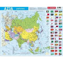 Demart Puzzle ramkowe - Azja polityczna