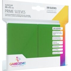 Gamegenic Gamegenic: Prime CCG Sleeves (66x91 mm) - Green, 100 sztuk