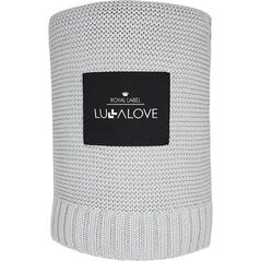 LullaLove Bambusowy kocyk 80x100 cm Glamour Gray Lullalove