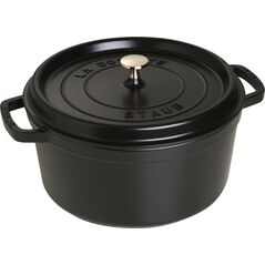STAUB Garnek STAUB żeliwny okrągły 6.7 ltr czarny uniwersalny