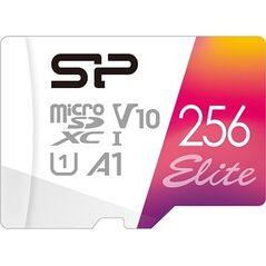 Karta Silicon Power Elite MicroSDXC 256 GB Class 10 UHS-I/U1 A1 V10 (SP256GBSTXBV1V20SP)