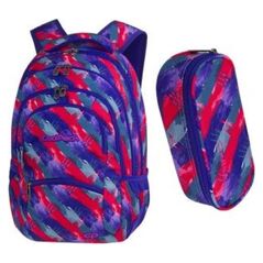 Coolpack Plecak szkolny College Vibrant lines + piórnik