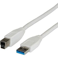 Kabel USB RBLINE USB-A - USB-B 1.8 m Szary (S3002)